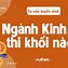 Học Kinh Tế Thi Khối Nào